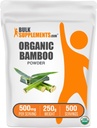 BulkSupplements.com Organic Bamboo Powder - Silica Supplements, Bamboo Supplement - Glutenfrei, 500mg pro Servierung, 250g (8.8 oz) (Pack von 1)