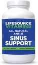 LifeSource Vitamine Alle natürlichen Anti-B Sinus-Unterstützung – 14 Alle natürlichen Inhaltsstoffe - 90 Kapseln - proprietäre Formel