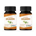 Brahmi 120 Comprimés – Supplément biologique de Bacopa Monnieri de l'USDA – Soutient Focus, Calme et Mémoire – Nootrope à base de plantes* - Pack de 2