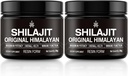 Shilajit Pure Himalayan Organic Shilajit Resin Gold Grade 100% Pure Shilajit pour les hommes et les femmes avec l'acide fulvic, 85+ Trace Minerals, Lab Test for Energy, Immune Support, 30 Grams (2 Pack)