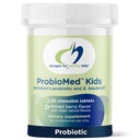 Designs for Health ProbioMed Kids Chewable Probiotic - 10b CFU Gut & Immune Support for Children - Lactobacillus, Bifidobacterium + Saccharomyces boulardii - Delicious Berry Flavor (30 comprimés)