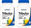 Nutricost Tribulus Terrestris Extrait 750mg, 120 Capsules (2 bouteilles)