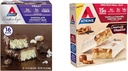 Atkins Chocolate Coconut Bar 16 Compte, Vanilla Caramel Pretzel Protein Meal Bar 5 Compte