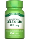 La vérité de la nature Sélénium 200 mcg Supplément de comprimés minéraux essentiels à haute puissance