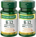 Natures Bounty méthylcobalamine B12 Microlozenge Comprimés, 1000 mcg, 120 Compte), 60 Compte (paquet de 2)
