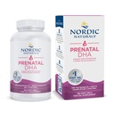 Nordic Naturals Prenatal DHA, non aromatisé - 180 gels mous - 830 mg Oméga-3 + 400 UI Vitamine D3 - soutient le développement du cerveau chez les bébés pendant la grossesse et l'allaitement - non-OGM - 90 portions