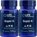 Extension de vie Super K, 90 Softgels (paquet de 2)