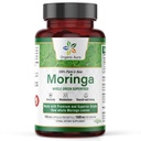 Bio Aura Moringa Blatt Kapseln | 1500mg - 150 HPMC Veg | Ganze Blätter Grün Super Food Nutrition | Natürlich steigert Stoffwechsel, Energie, Gesundheit, & Stamina | 100% reine sichere Moringa |Non GMO.