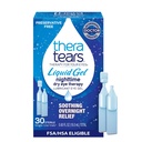 TheraTears Gel liquide gouttes lubrifiantes pour yeux secs, flacons à usage unique, 30 Compte