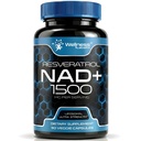WELLNESS LABSRX Supplément NAD, 1500mg - USA Made Liposomale NAD+ Supplément avec Resveratrol, NAD Plus Boosting - Soutien à la santé cellulaire, à l'endurance et au vieillissement en santé - Capsules Ultra Strength