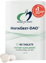 Conceptions pour la santé HistaGest-DAO - Diamine Oxidase DAO Enzyme pour soutenir la digestion des aliments contenant de l'histamine - 20 000 HDU DAO Enzymes de la diamine oxydase (60 comprimés gastrorésistants)