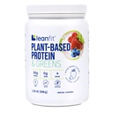 Protéines et verts à base végétale, baie naturelle, 20g de protéines, 19 portions, 1,25 livre Tube