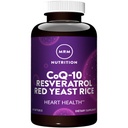 MRM Nutrition CoQ-10 Resvératrol Red Yeast Rice (en anglais seulement) Soutient la santé cardiovasculaire et cardiaque (en anglais seulement) Sans gluten (en anglais seulement) Non-OGM (en anglais seulement) 30 Softgels