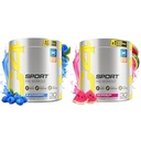 Cellucor C4 Sport Pre Workout Powder Bundle - Blue Raspberry+Watermelon - Pre Workout Energy avec Créatine + 135mg Caféine et Beta-Alanine Performance Blend - NSF certifié pour Sport 30 portions