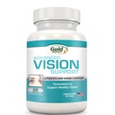 Support de vision avancé - Complexe de vision et d'oeil Lutéine avec Lutéine, Bilberry, Zinc, Graines et Vitamines essentielles - Toutes les capsules de rétine naturelles pour la santé des yeux - Fabriqué aux États-Unis
