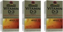Natur Antwort Vitamin D-3 Tropfen 4000 LU, 0.5-Ounce, 3 Anzahl