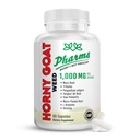PHARMS Abats d'orge pour hommes et femmes (1 000 mg) - Capsules Energy & Stamina avec racine de Maca, Tribulus, Tongkat Ali, Saw Palmetto & Ginseng - Supplément d'amélioration de la performance féminine et masculine - 60 capsules
