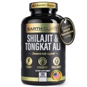 Elixir de la Terre Shilajit 1000mg & Tongkat Ali 400mg (180 Capsules) Fabriqué aux États-Unis-Supplement Shilajit (20% Acide Fulvic) Shilajit Pure Himalayan Organic & Tongkat Ali pour les hommes Plus Potent que la résine Shilajit