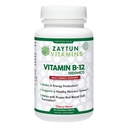 Zaytun Halal Vitamine B12 1000mcg, favorise la production d'énergie, le métabolisme et un système nerveux sain - Végétariens et végétaliens Formule - Sans lait - 4 mois d'approvisionnement - Fabriqué aux États-Unis