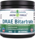 Amazing Formula DMAE Bitartrate Powder Supplement de 100 grammes 286 portions non-OGM