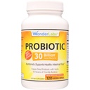 Wonder Laboratories Probiotique 30 Million Bon Bactérie (8 Lactobacillus Strains et 2 Bifidobacterium Strains), Soutien nutritionnel d'un système digestif sain, 120 Capsules