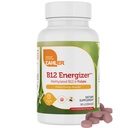 Zahler Energizer - Supplément Folate et B12 - Dissolution rapide Saveur de cerise Lozenges Double vitamine Méthylée B12 & Supplément folate avec acide folique 1360 mcg + 1000 mcg Méthyl Vitamine B12 (90 Nombre)