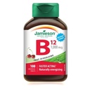 Jamieson Vitamine B12 méthylcobalamine Dissolution rapide Comprimés sublinguals, 1 000 μg, 100 comprimés sublinguals