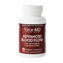 BRAINMD Débit sanguin avancé - 60 capsules véganes - Support à l'oxyde nitrique pour le cerveau et le corps - Sans gluten - 30 portions