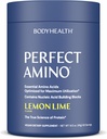 BodyHealth PerfectAmino Powder - BCAA et EAA Powder for Pre and Post Workout - Acide Amino boisson énergétique pour les hommes et les femmes pour soutenir le muscle maigre et la récupération - Citron Lime - 60 portions