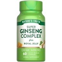Nature's Truth Super Ginseng Complex, 60 Capsules avec Royal Jelly, sans OGM et supplément sans gluten