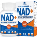 2200mg NAD liposomique + Supplément - Améliore l'énergie cellulaire et le vieillissement Defese, 60 capsules