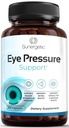 Supplément Sunergetic Premium Eye Pressure Support - Supplément de pression oculaire avec Safran, Lutéine, Zeaxanthin, Bilberry & Pine Bark - Soutient la santé oculaire et la vision globale - 30 Compte