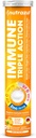 nutrazul Immun Triple Action Brausetablett -1000 mg Vitamin C, Vitamin D, Zink I Orange 20's I Glutenfrei, Zuckerfrei, Lactosefrei & Konservierungsmittelfrei Ich hält Immunfunktion