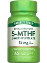 Nature's Truth L Methylfolate 15mg | 60 Kapseln | Non-GMO & Gluten Kostenlose Ergänzung | Extra Kraft