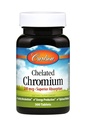 Carlson Chromium chélaté 200 mcg Absorption supérieure - Métabolisme sain Production d'énergie et bien-être optimal - 300 comprimés