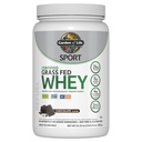 Garden of Life Sport Whey Protein Powder Chocolate, Premium Grass Fed Whey Protein Isolate Plus Probiotiques pour la santé du système immunitaire, 24g Protein, Non OGM, sans gluten, traité à froid - 20 portions