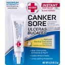 Médicament douloureux du chancre de la Croix-Rouge - 0,25 Oz (paquetage mai Vary)