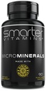 15mg Zinkglyccinat von Albion® 6 Essential Trace Bisglycinat Mineralstoffe, Mangan, Boron, Chrom, Selen, Molybdän-Ergänzung, 90 pflanzlichen Vegan-Kapseln