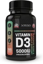 Vitamin D3 5000IU Cholecalciferol - Überlegene Knochen & Muskelunterstützung - 365 Softgels - Made in USA