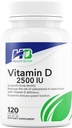 Vitamin D 2500IU | 120 Kapseln | Health Bloom |Vitamine und Mineralstoffe Kapseln