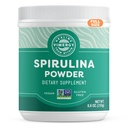 Poudre de Spiruline Vimergy – Protéines végétales concentrées soutient la santé immunitaire et la fonction cardiovasculaire – Vegan, Kosher, sans gluten – 250g