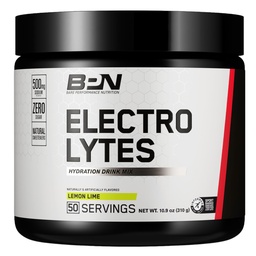 BARE PERFORMANCE NUTRITION BPN Electrolytes Hydratation Mélange de boisson de sucre Poudre d'électrolyte sans sucre de 500 mg de sodium par portion