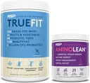 RSP NUTRITION Vegan AminoLean Pre Workout Energy (Acai 25 Servings) mit TrueFit Protein Powder (Vanilla 2 LB)