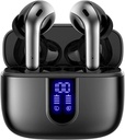 Casques Bluetooth TAGRY True Wireless Earbuds 60H Playback LED Power Display Earphones avec étui de recharge sans fil IPX5 Waterproof dans l'oreille bourgeons avec micro pour TV Smart Phone Ordinateur portable Sports