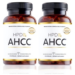 Premium AHCC & Shiitake Mushroom 1100 mg | 60-Day Supply, 2-Pack | Natural Immunity Booster, Physician Formulated, Maintains Natural Killer Cell Activity | AHCC is Proven in 30+ Studies