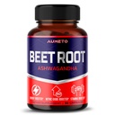 Capsules de racines de betteraves avec Ashwagandha – Énergie de soutien, Endurance et Performance – 90 Compte (paquet de 1)