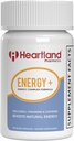 Energy+ Complex Caffeine L-theanine Capsules | Focus and Alertness Support | Natural Energy Boost | 60 Count