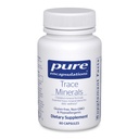 Encapsulations pures Trace Minerals - Supplément multiminéral - Supplément minéral - Soutient le métabolisme et la fonction cellulaire* - Sans gluten et végétalien - 60 capsules