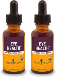 Herb Pharm Eye Formule à base de plantes liquides avec extraits de bilberry et de goji - 1 once (paquet de 2)
