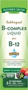 Nature's Truth Sublingual B Complexe Liquide Plus B-12 Fleur de baie naturelle Liquide - 2 oz, lot de 2